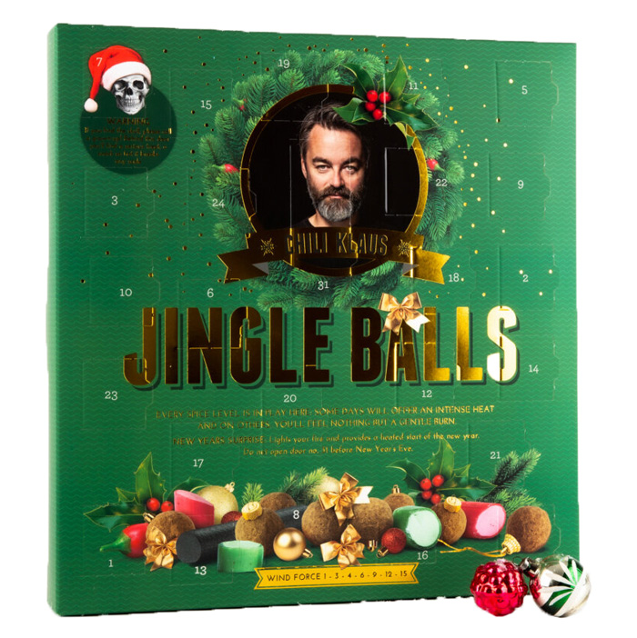 Julkalender Chilipraliner Chili Klaus (Adventskalender 2019